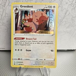 Greedent 128/198 Pokemon TCG Holo Rare